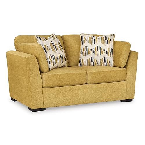 Keerwick Loveseat- Sunflower by Ashley Furniture