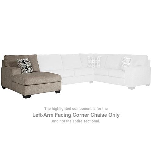Ballinasloe Platinum 3-Piece Sectional w/Chaise by Ashley Furniture