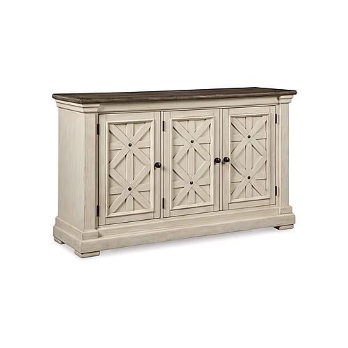 Bolanburg Dining Server w/3 Latticed Doors - Two-Tone by Ashley Furniture