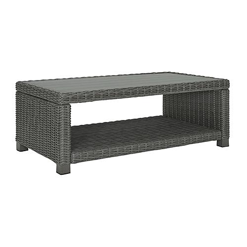 Elite Park Outdoor Rectangular Coffee Table - Gray by Ashley Furniture