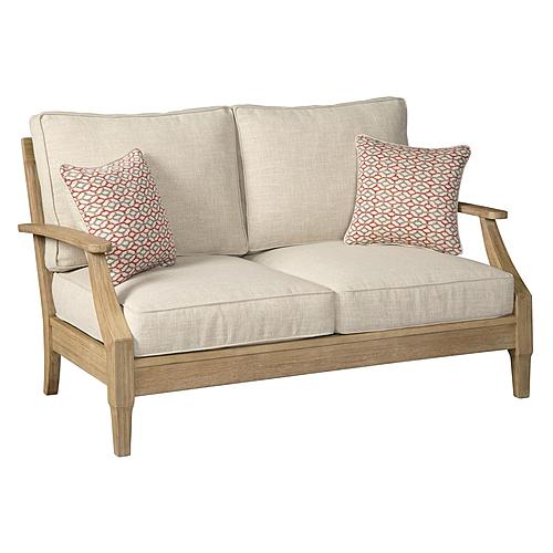 Clare View Loveseat w/Cushion - Beige by Ashley Furniture