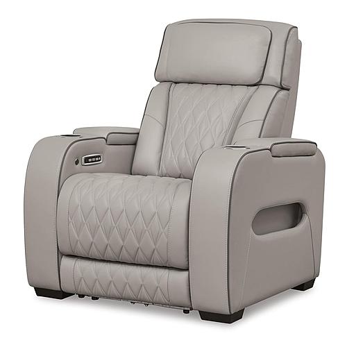 Boyington Power Recliner - Gray by Ashley Furniture