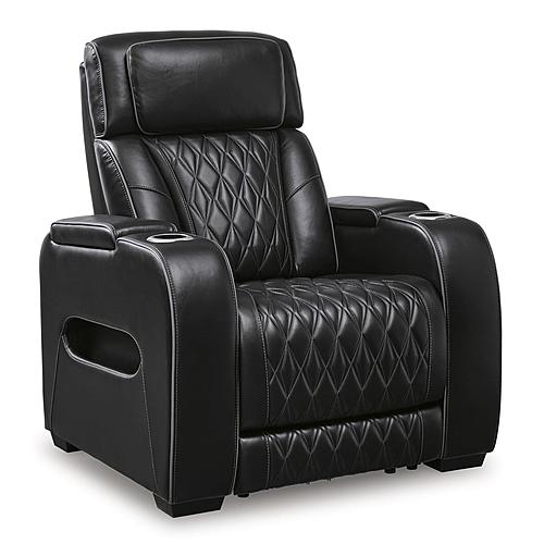 Boyington Power Recliner - Black by Ashley Furniture