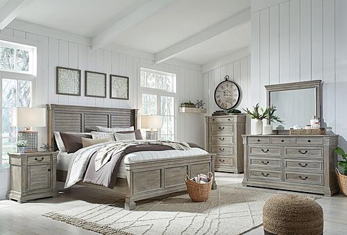 Moreshire - Bisque - Panel Bedroom Set by Ashley Furniture