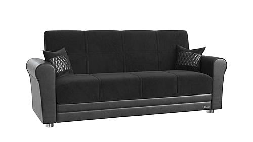 Avalon Nano Black Sofa Bed by Casamode