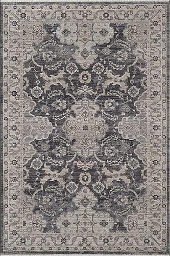 Adele Grey Ivory Sofia Area Rug by KAS Rugs
