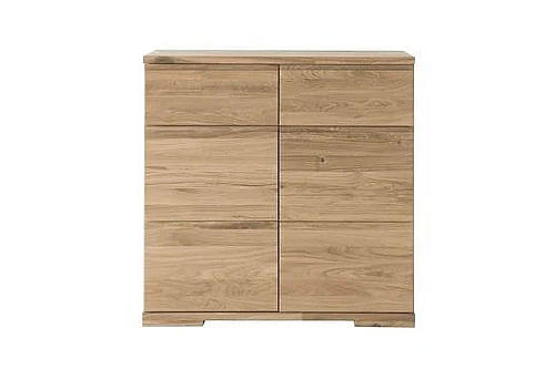 Alaska Eco 2-Drawer, 2-Door Chest - Beech Wood with Hand-Rubbed Oil Finish by Comfort Pure