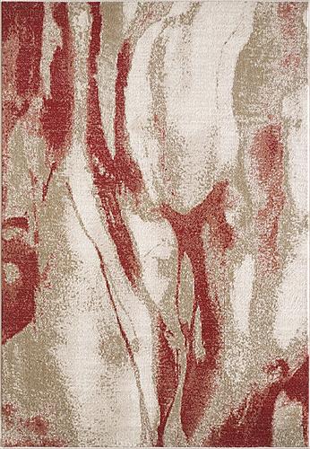 Avalon Ivory/Brown Wonder Area Rug by KAS Rugs