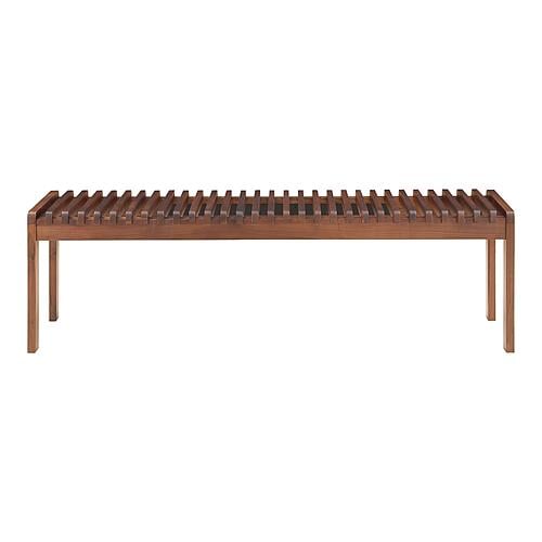 Rohe Walnut Bench Natural by Moe's Home Collection