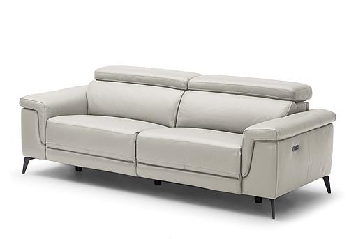 Hendrix NL5115 Smoke Gray Electric Recliner Sofa by BH Furniture