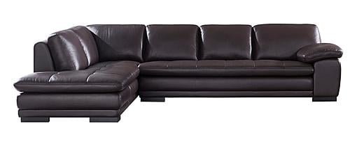 ML157 L204 Brown Top Grain Leather Sectional by BH Furniture
