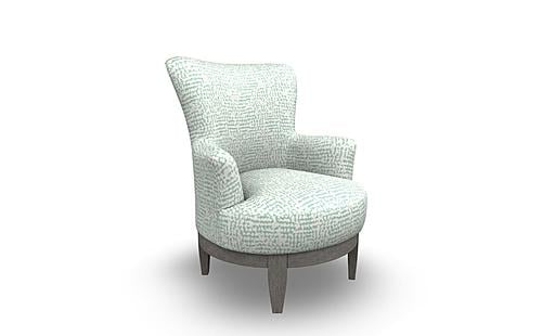 Justine 2968R Swivel Chair by Best Home Furnishings