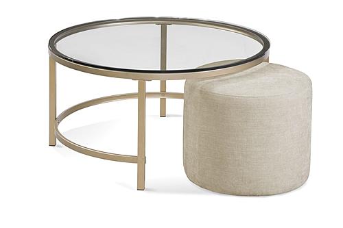 Anderson Round Cocktail Table by Bassett Mirror