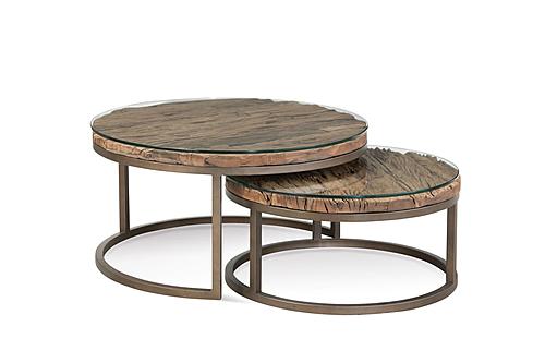 Cambria Nesting Table by Bassett Mirror