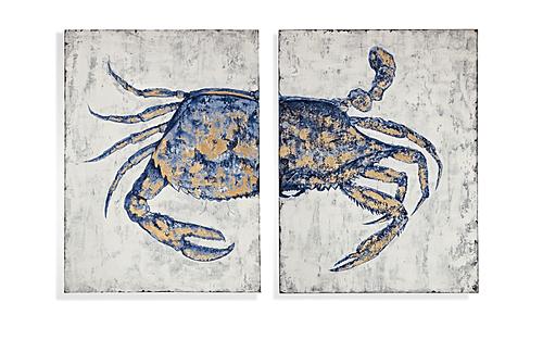 Blue Crab by Bassett Mirror