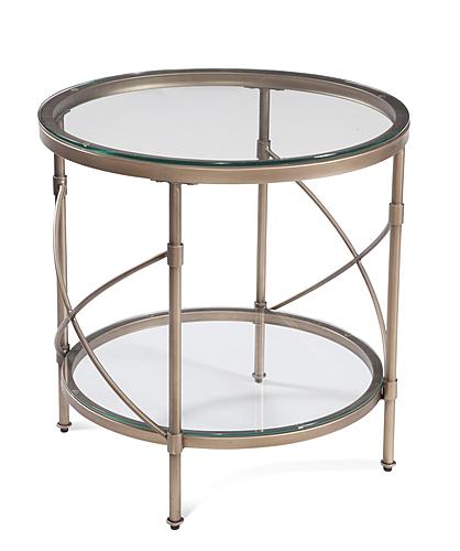 Harrison Round End Table by Bassett Mirror