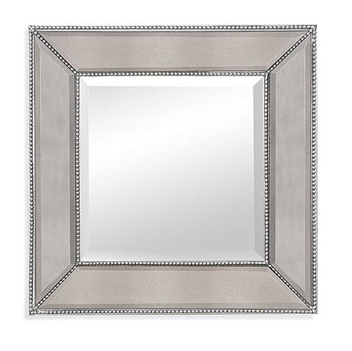 Beaded Wall Mirror 24x24 by Bassett Mirror