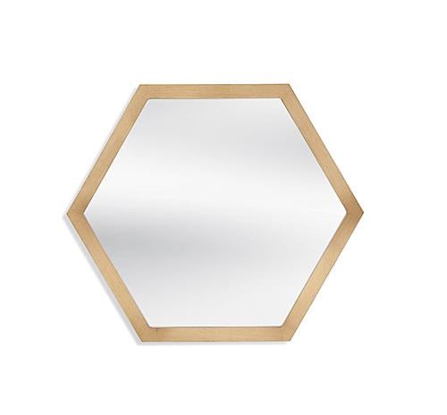 Dunn Wall Mirror Gold by Bassett Mirror