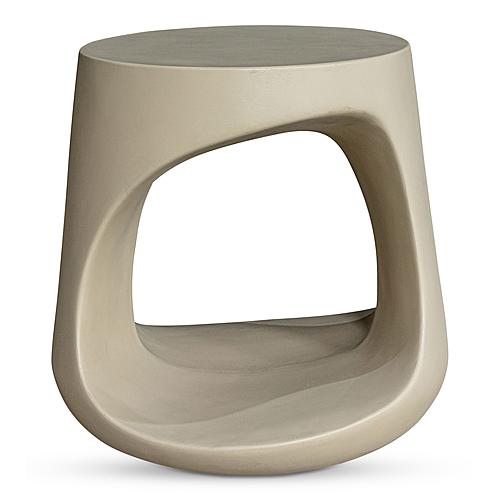 Rothko Outdoor Stool Cream by Moe's Home Collection