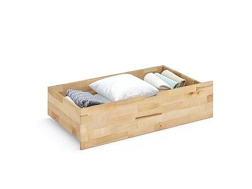 Eco Platform Bed Storage Drawers (Set of 2) - Beech Wood with Hand-Rubbed Oil Finish by Comfort Pure