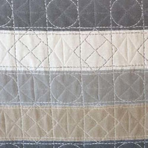 Soft Geometry Futon Cover by CottonBelle