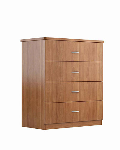 G-4 Wooden 4 Drawers Chest by Central Furniture Factory