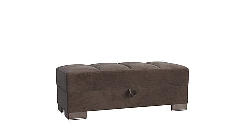Armada Air Lounge Sectional Ottoman 108 Brown/Brown by Casamode