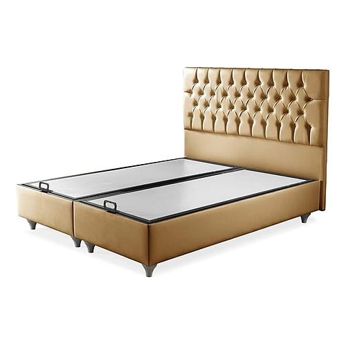 Casabed - Bed Frame - Beige by Casamode