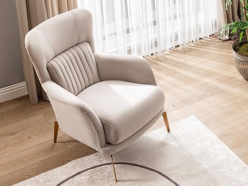 Escalade Upholstered Modern Accent Chair - Beige by Casamode
