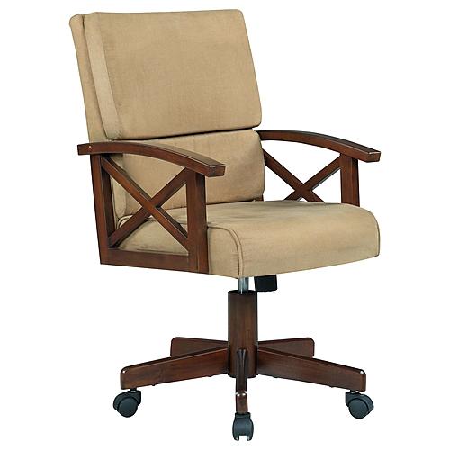 Marietta Upholstered Game Chair Tobacco and Tan by Coaster