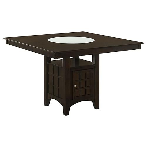 Gabriel 5-piece Square Counter Height Dining Set (Configuration 1) Cappuccino by Coaster