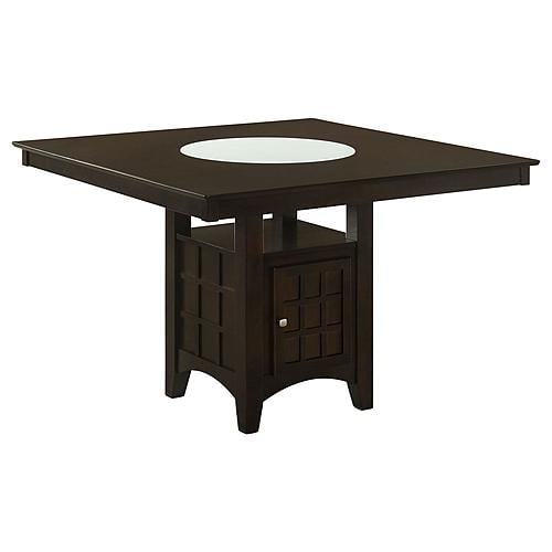 Gabriel 5-piece Square Counter Height Dining Set (Configuration 2) Cappuccino by Coaster