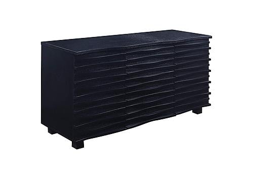 Stanton 3-drawer Rectangular Server Black by Coaster