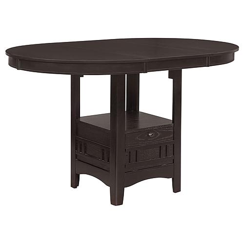 Lavon 5-piece Counter Height Dining Room Set Espresso and Black by Coaster