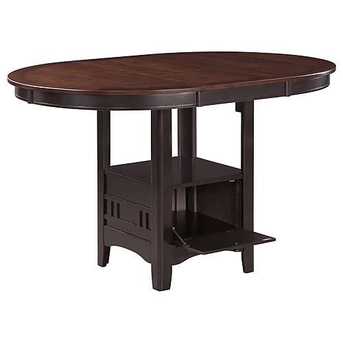 Lavon 5-piece Counter Height Dining Room Set Light Chestnut and Espresso by Coaster