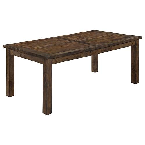 Coleman 5-piece Rectangular Dining Set (Configuration 1) Rustic Golden Brown by Coaster