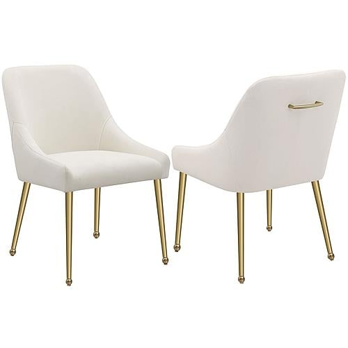 Mayette Parsons Wingback Dining Side Chairs Ivory (Set of 2) by Coaster