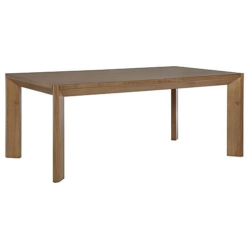 Bruner 72-inch Rectangular Wood Dining Table Natural Brown by Coaster