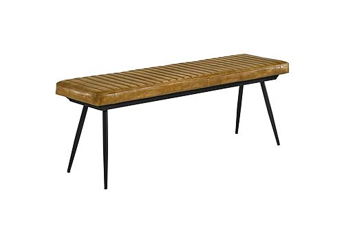 Misty Cushion Side Bench Camel and Black by Coaster