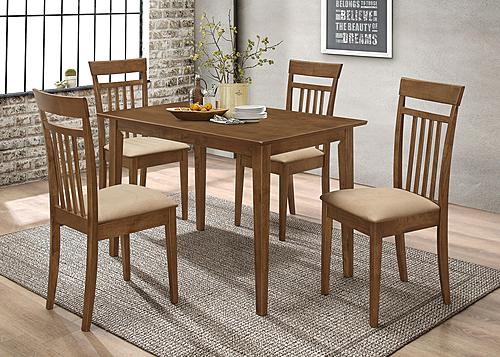 Robles 5-piece Dining Set Chestnut and Tan by Coaster