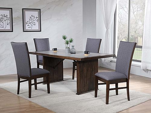Sherwood 5-piece Rectangular Dining Table Set Brown by Coaster