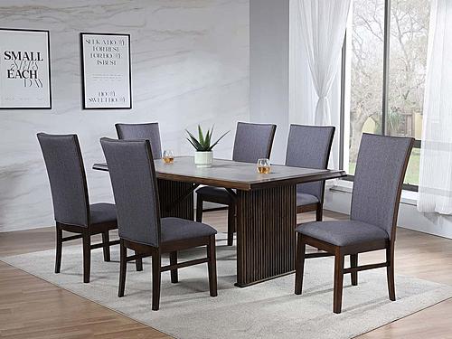 Sherwood 7-piece Rectangular Dining Table Set Brown by Coaster