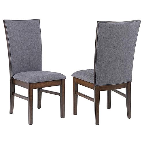 Sherwood Upholstered Dining Side Chair Grey (Set of 2) by Coaster