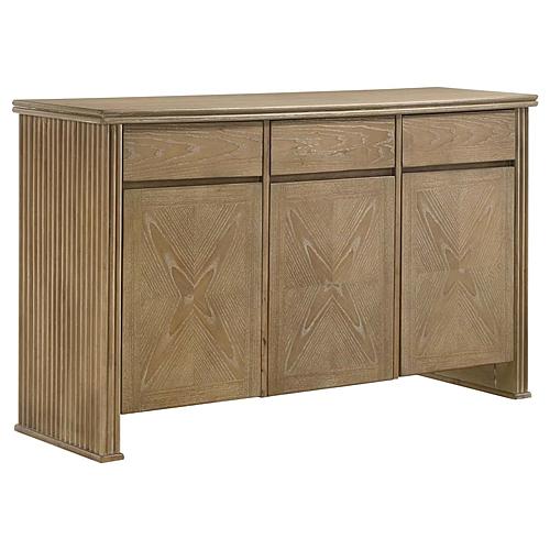 Adina 2-Door 59-inch Sideboard Server Distressed Light Brown by Coaster