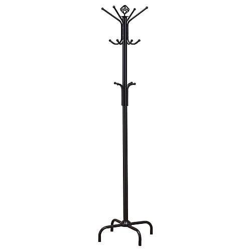 Collier 12-hook Coat Rack Black by Coaster