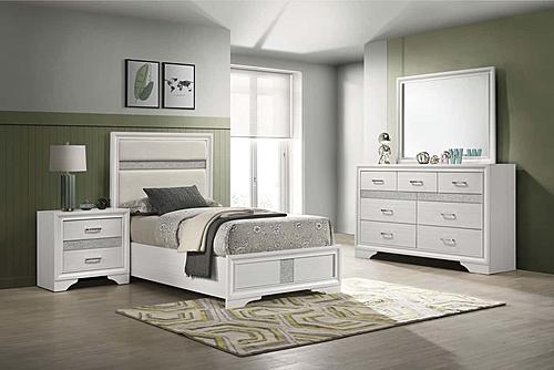 Miranda 4-piece Twin Bedroom Set White by Coaster