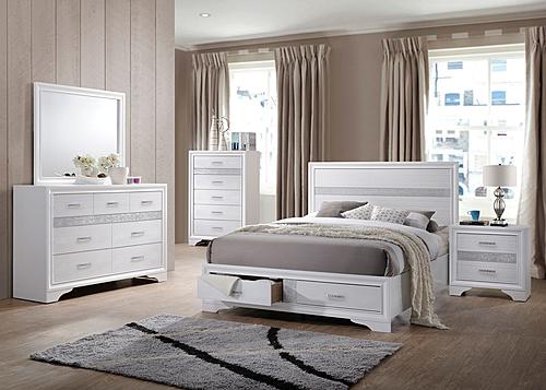 Miranda Storage Bedroom Set - White by Coaster