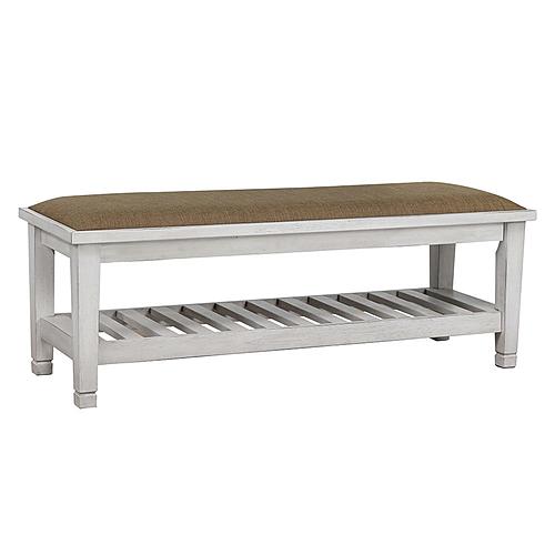 Franco Bench Brown and Antique White by Coaster