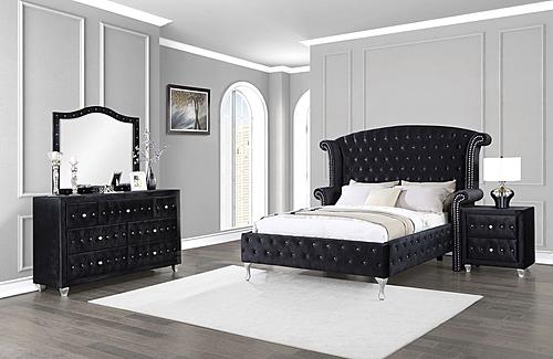 Deanna 4-piece Eastern King Bedroom Set Black by Coaster