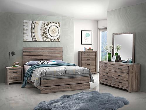 Brantford Panel Bedroom Set - Barrel Oak by Coaster